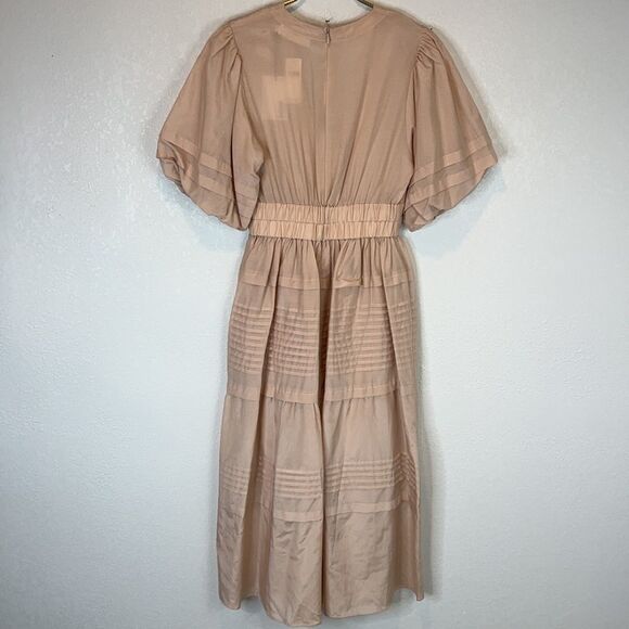 Magali Pascal Ballet Maxi Dress Peony Pink Small Anthropologie - Picture 7 of 15